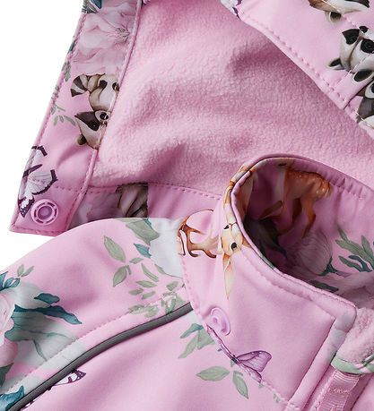 Name It Softshellanzug m. Fleece - Nein - NmfAlfa08 - Pink Laven