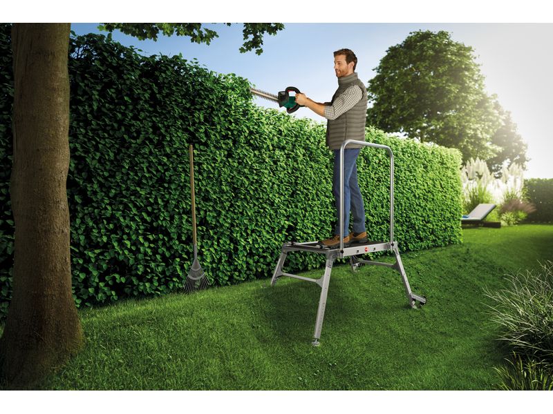 Hailo Leiternpodest Outdoor 1 Stufen Die sichere Lösung für Arbeiten im Aussenbereich