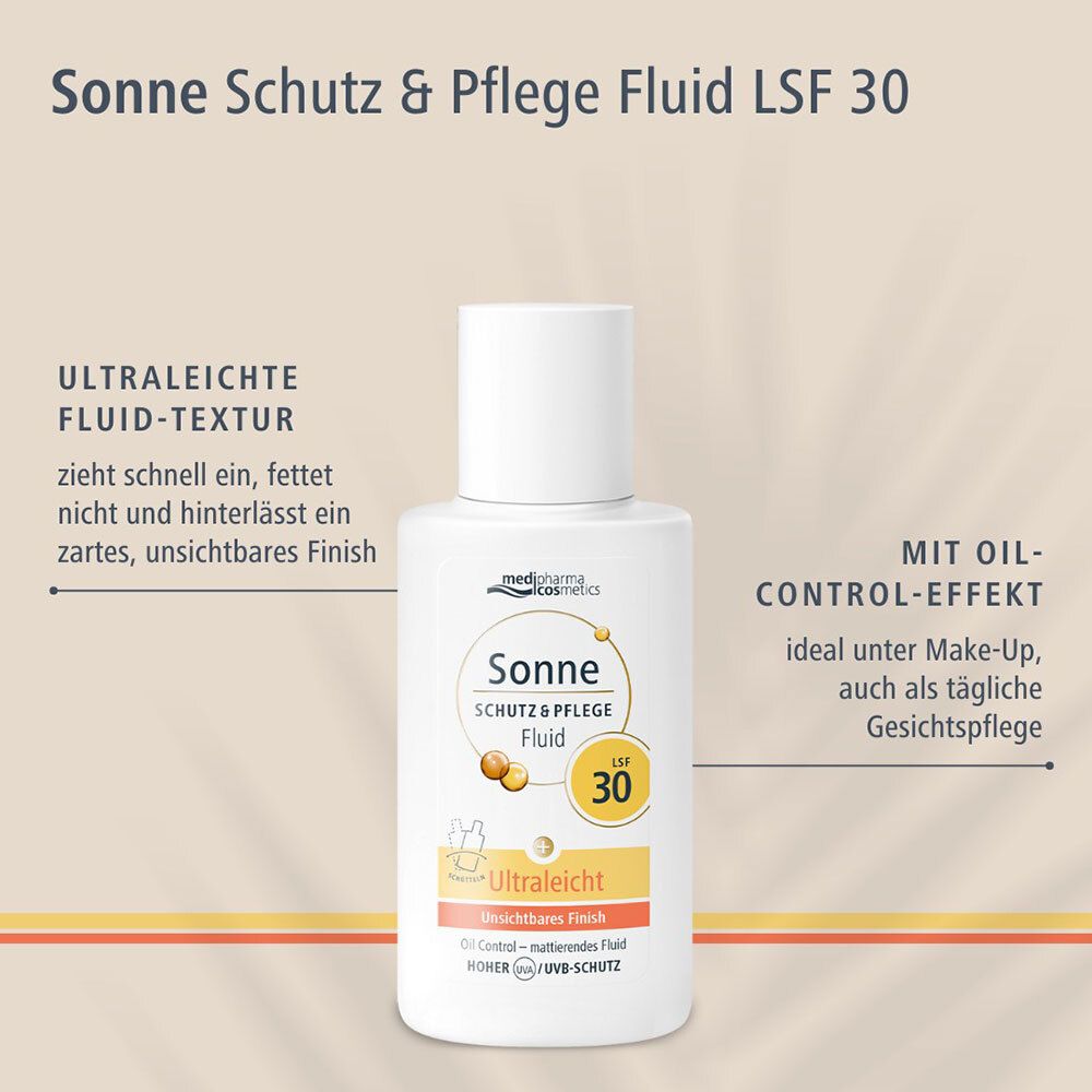 medipharma cosmetics Sonne Schutz&Pflege Fluid LSF 30