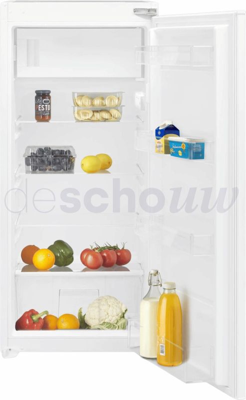 Inventum IKV1222S Inbouw Koelkast - Wit - 178 Liter - Energieklasse D