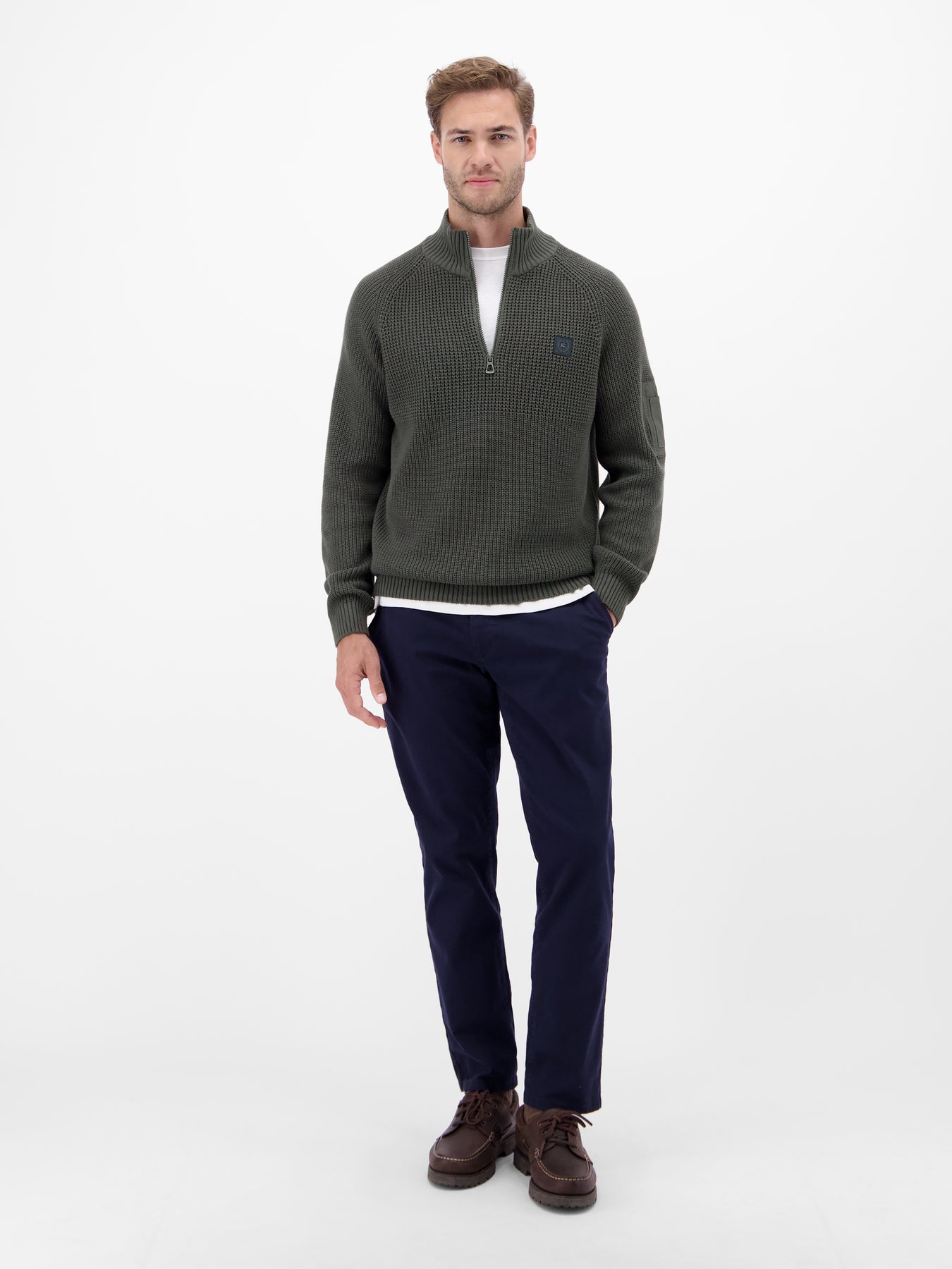 Herren Stricktroyer, grob gerippt