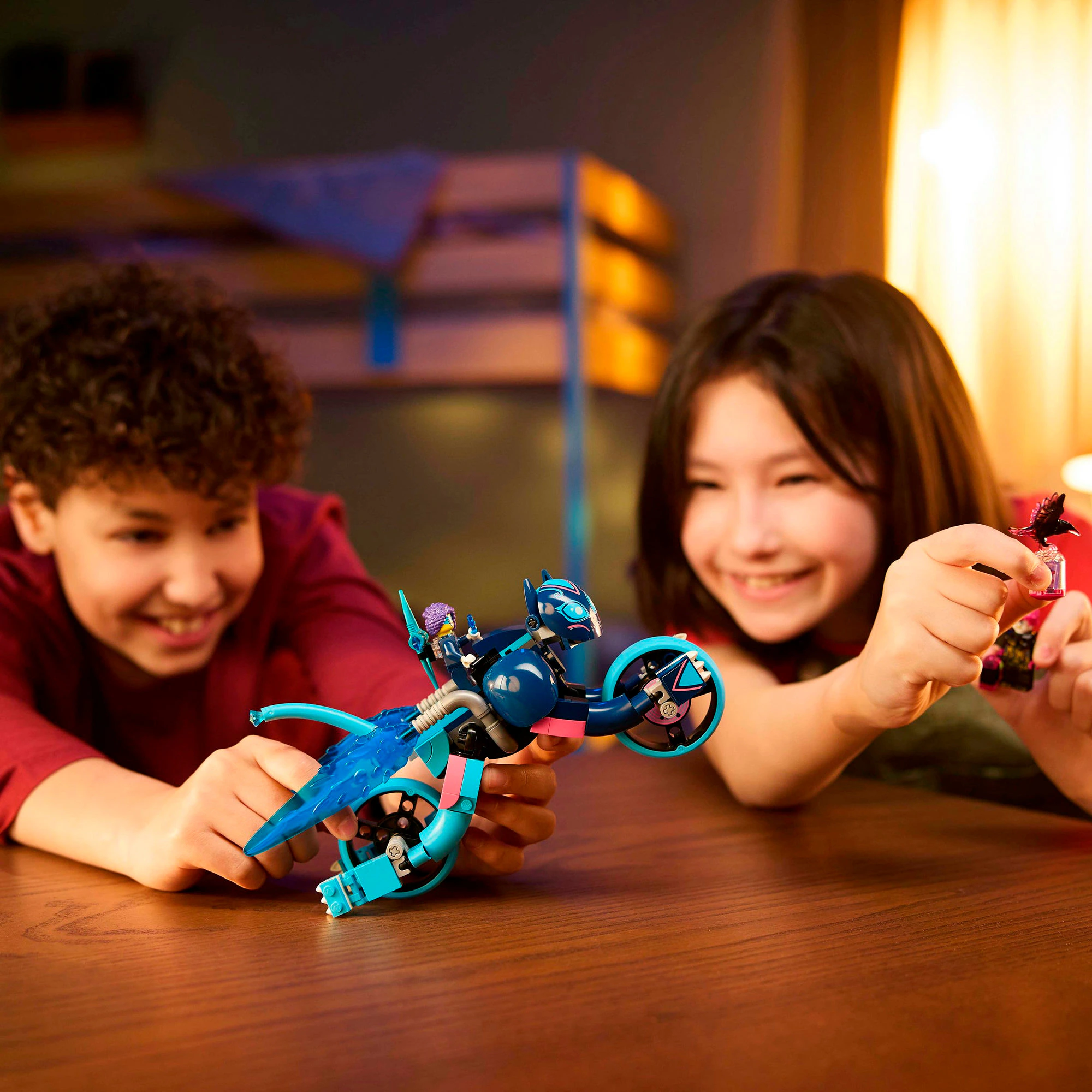 LEGO Konstruktionsspielzeug DREAMZzz Zoeys Katzenmotorrad