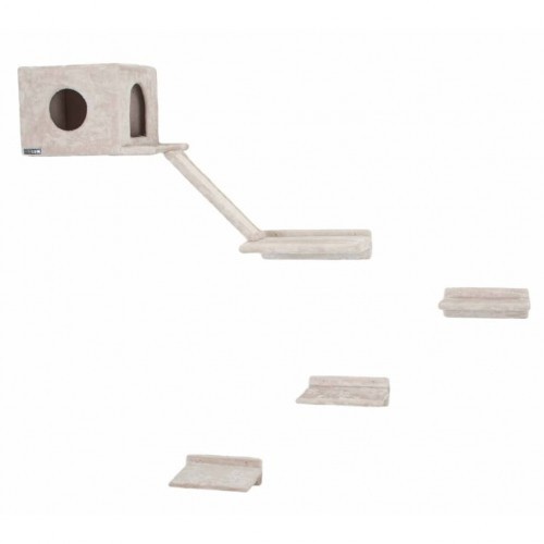 Arranhador de parede para gatos Mont Blanc, bege