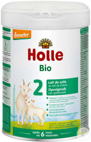 Holle Baby Food Lait De Suite 2 Au Lait De Chèvre Bio Dès 6 Mois 800g