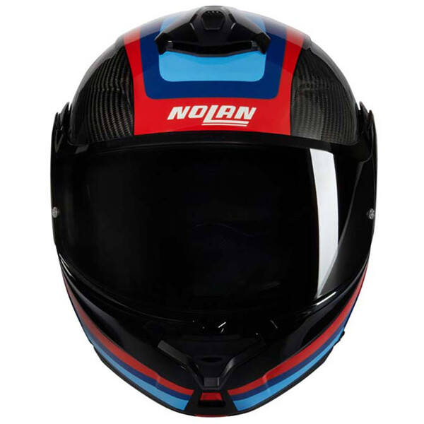 Nolan - Casque X-1005 Ultra Carbon Gran Tour Carbone / Bleu / Rouge / Turquoise / Brillant