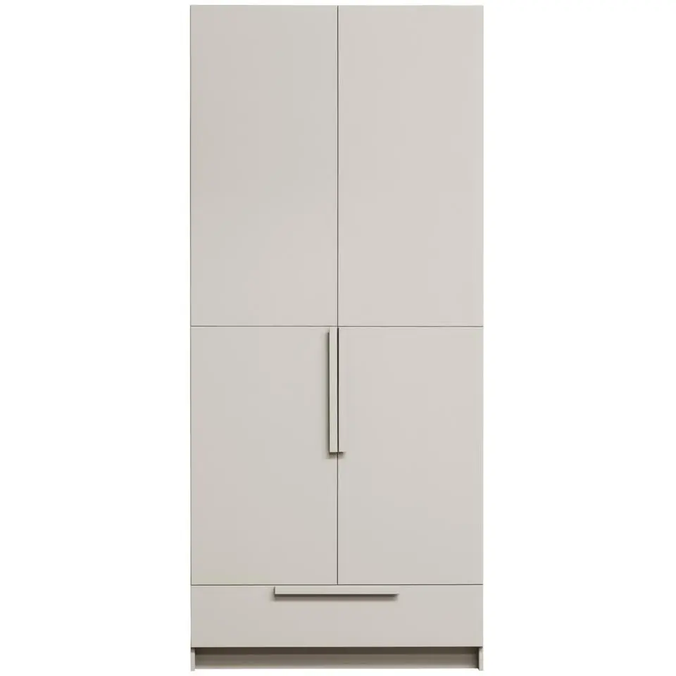 WOOOD Pure 2-deurs Hang/Legkast Splitdeur - Grenen - Dust - 215x95x60