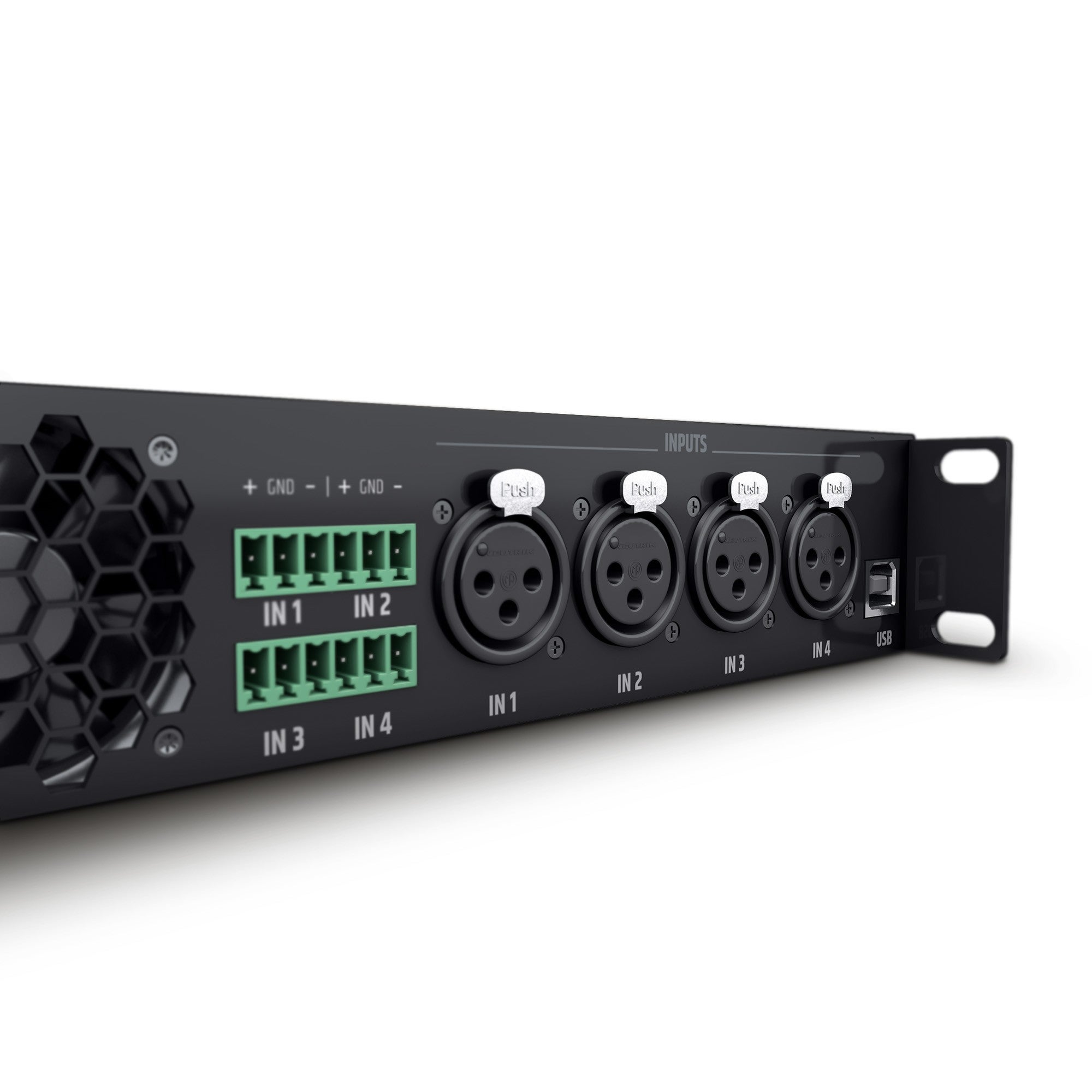 LD Systems CURV 500 IAMP 4-kanaals klasse D installatie versterker