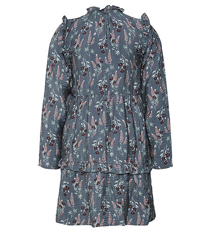 Vero Moda Girl Kjole - VmJosie - Grisaille/Lupin AOP