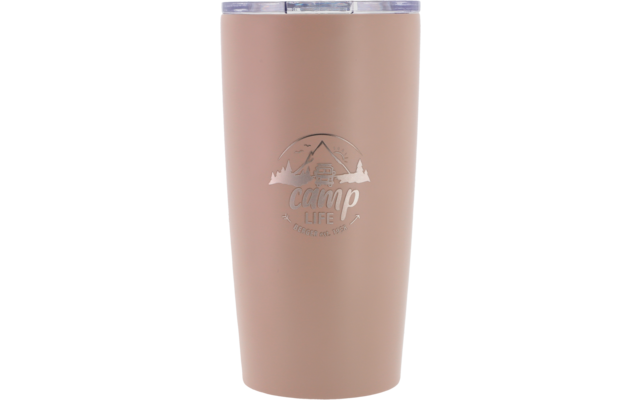 Camplife Edelstahl Thermo-Kaffeebecher 600 ml matt