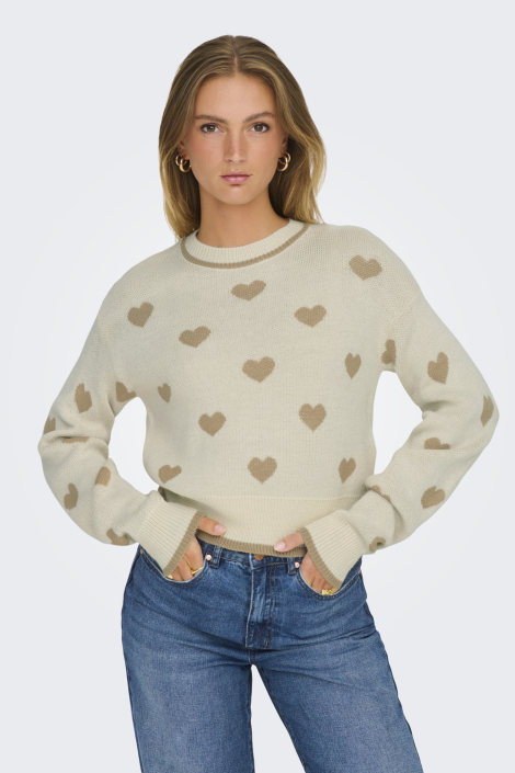 Jacqueline de Yong beige dames trui