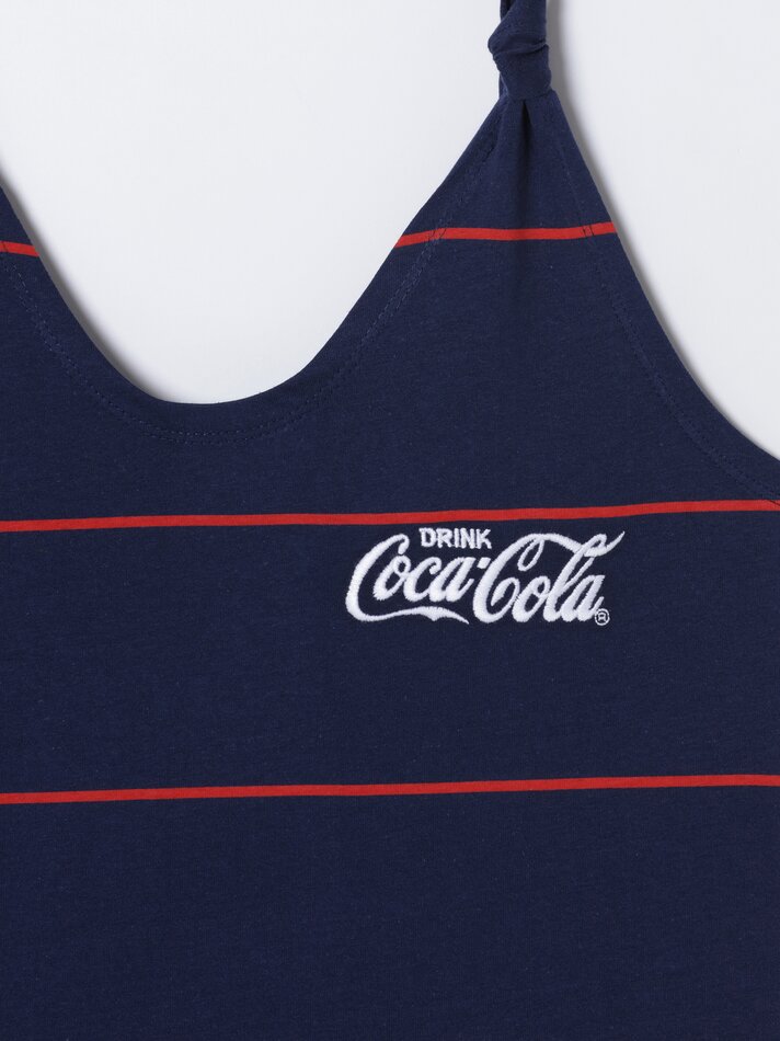 Vestido longo Coca-Cola - Azul Marinho