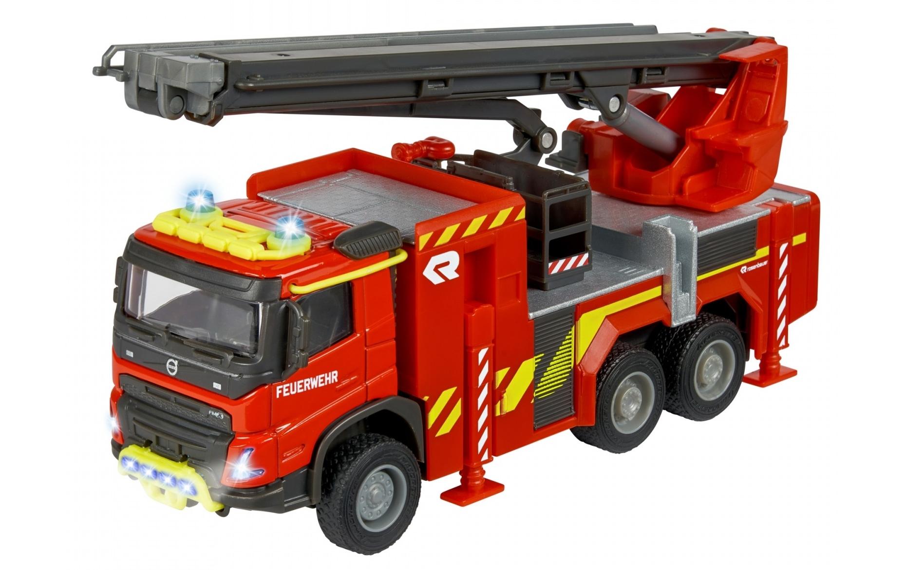 Rettungsfahrzeug Volvo Truck FeuerwehrwagenSpielzeug-Feuerwehrauto mit Licht und Sound