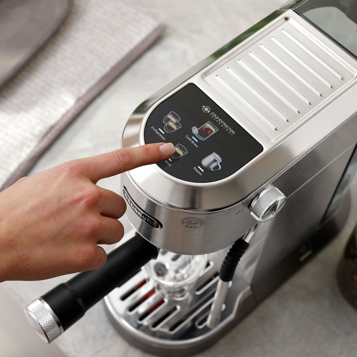 Delonghi Dedica EC890 Duo espressomaskin, metall