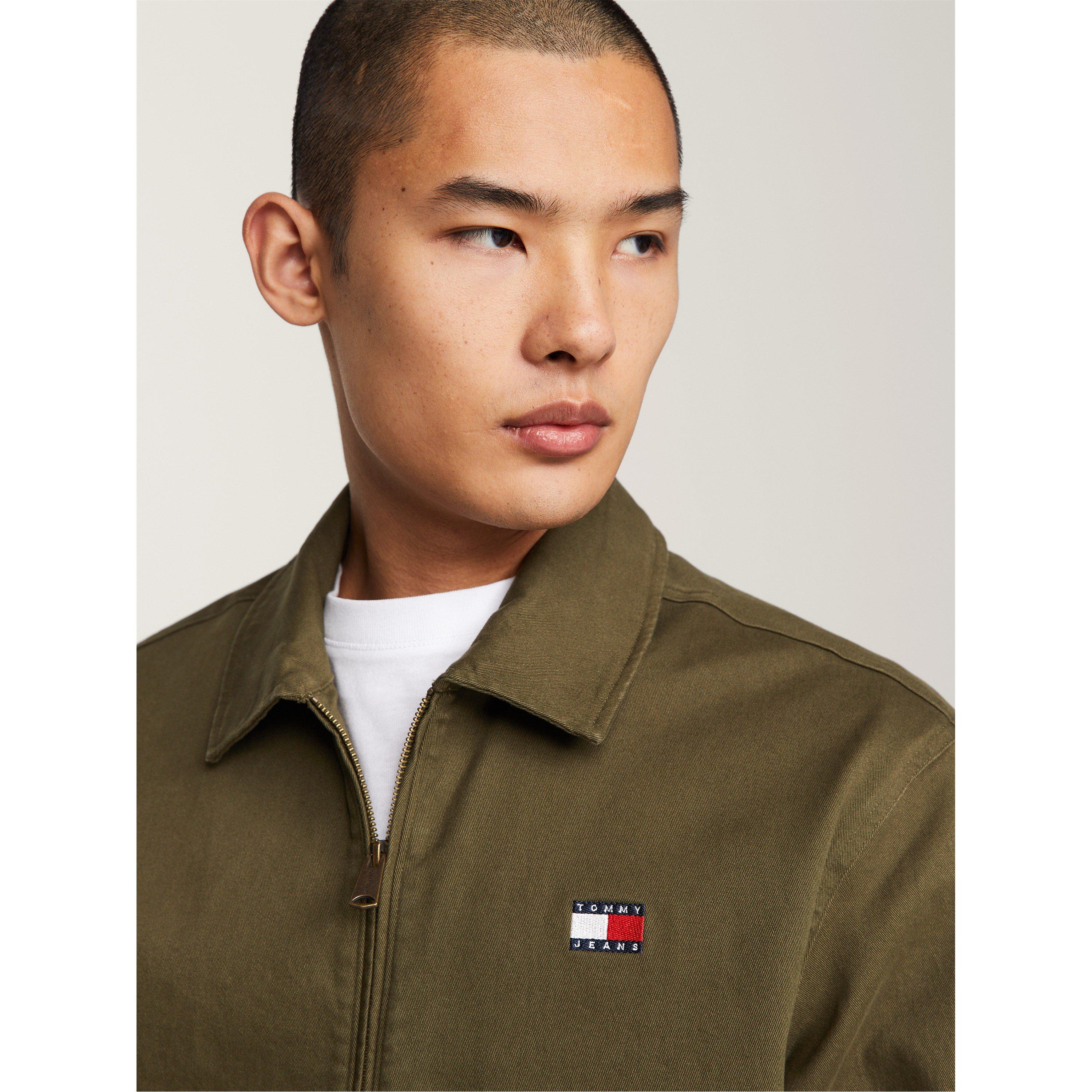 Tommy Jeans Zip-Thru Logo Embroidery Trucker Jacket