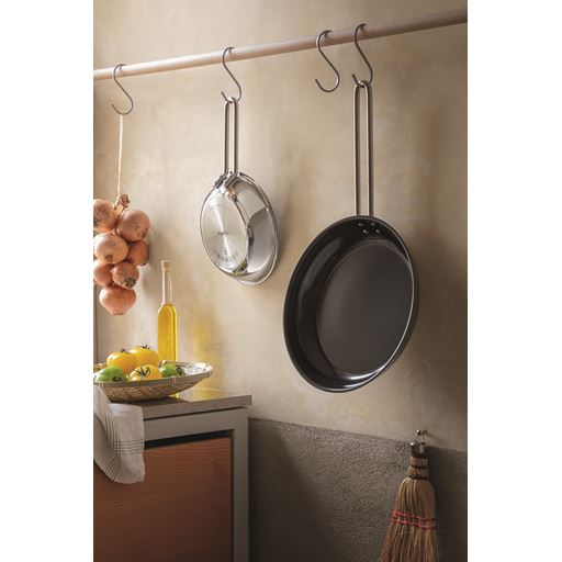 Eva Trio Steel Line Stegepande, Ø28 cm