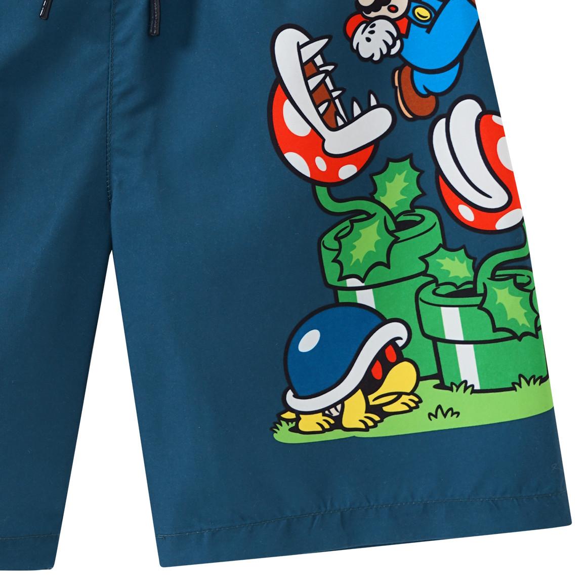 Topolino Super Mario Badeshorts mit Print dunkeltürkis