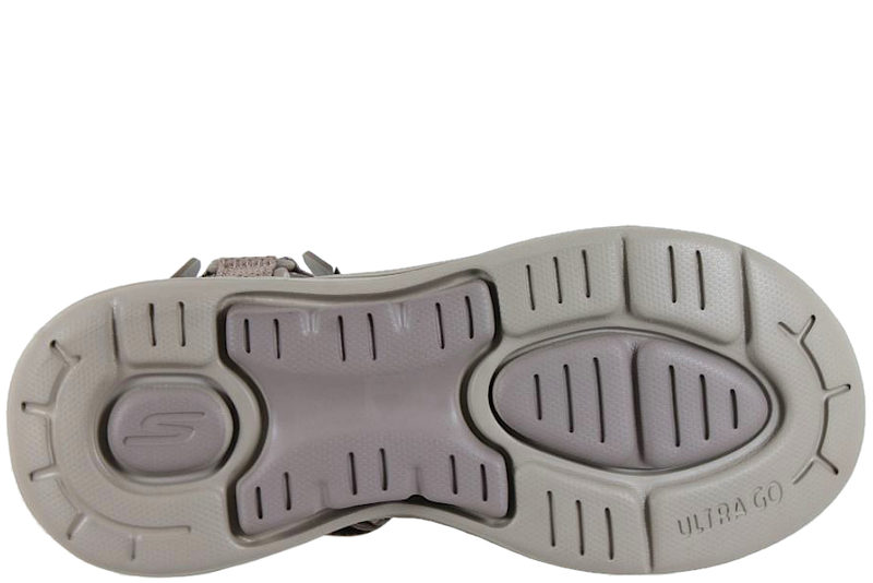 SKECHERS GO WALK ARCH FIT SANDAL I TAUPE TEKSTIL