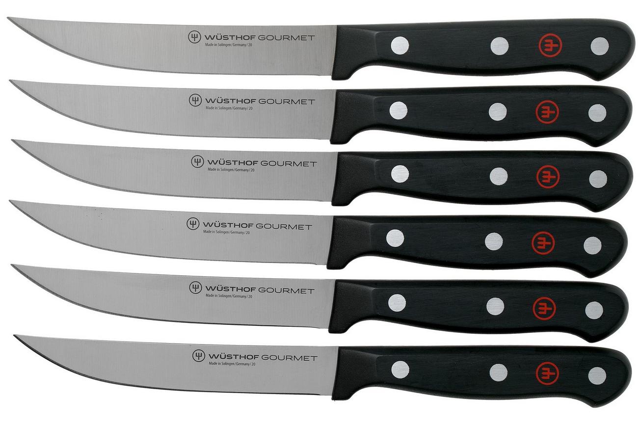 Wüsthof Gourmet 6-delige steakmesset, 1125060601