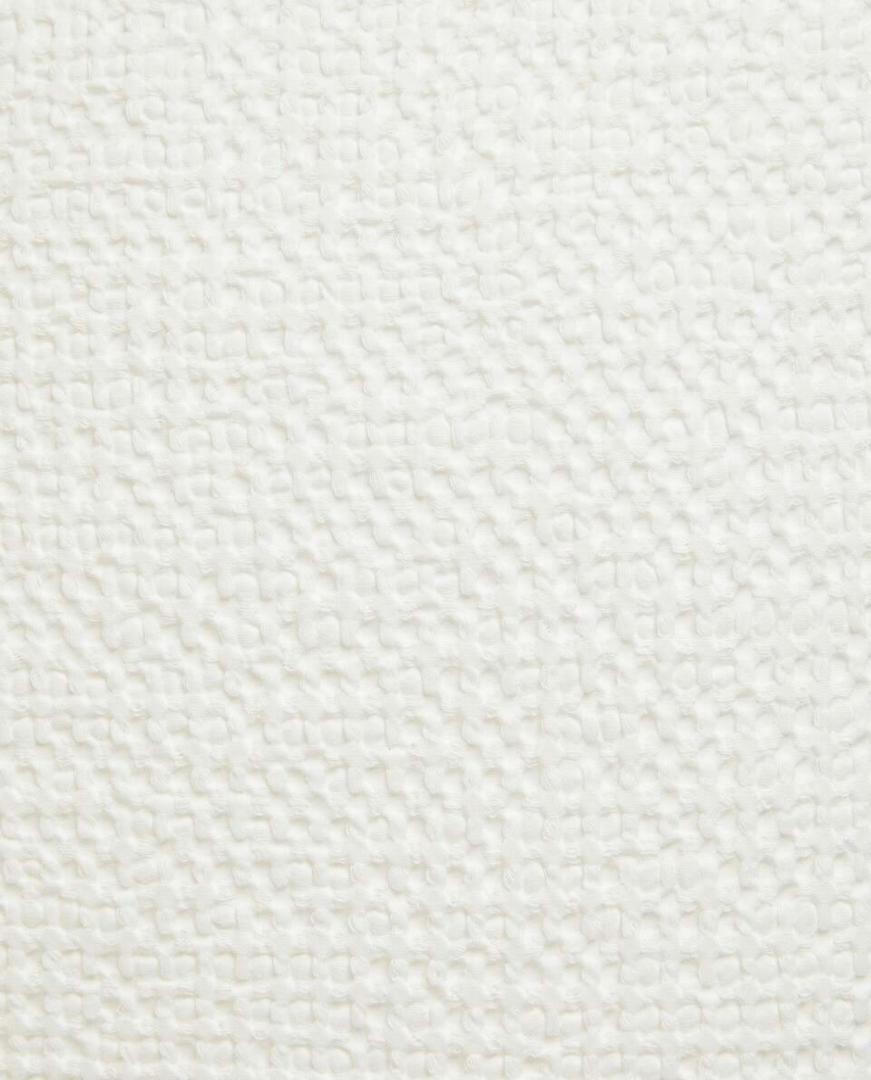 CAPA DE ALMOFADA EM MALHA WAFFLE
