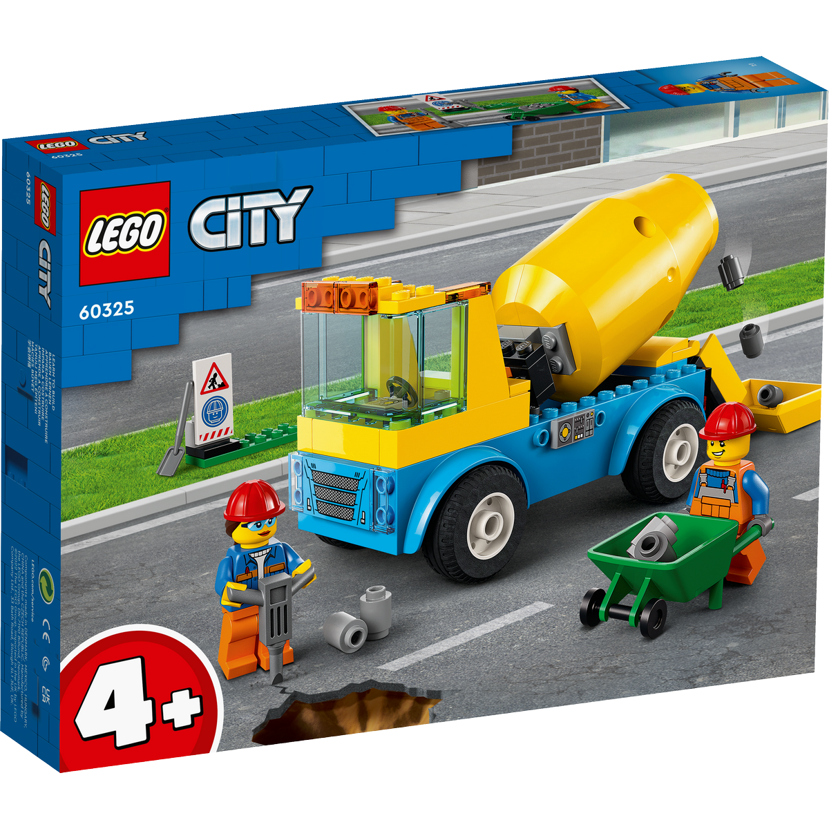 Le camion Bétonnière LEGO City 60325