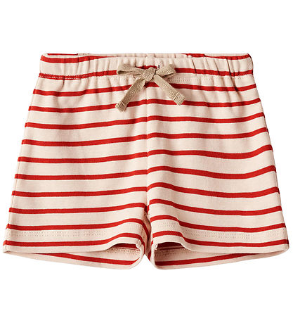 Wheat Shorts - Vic - Rød Stripe