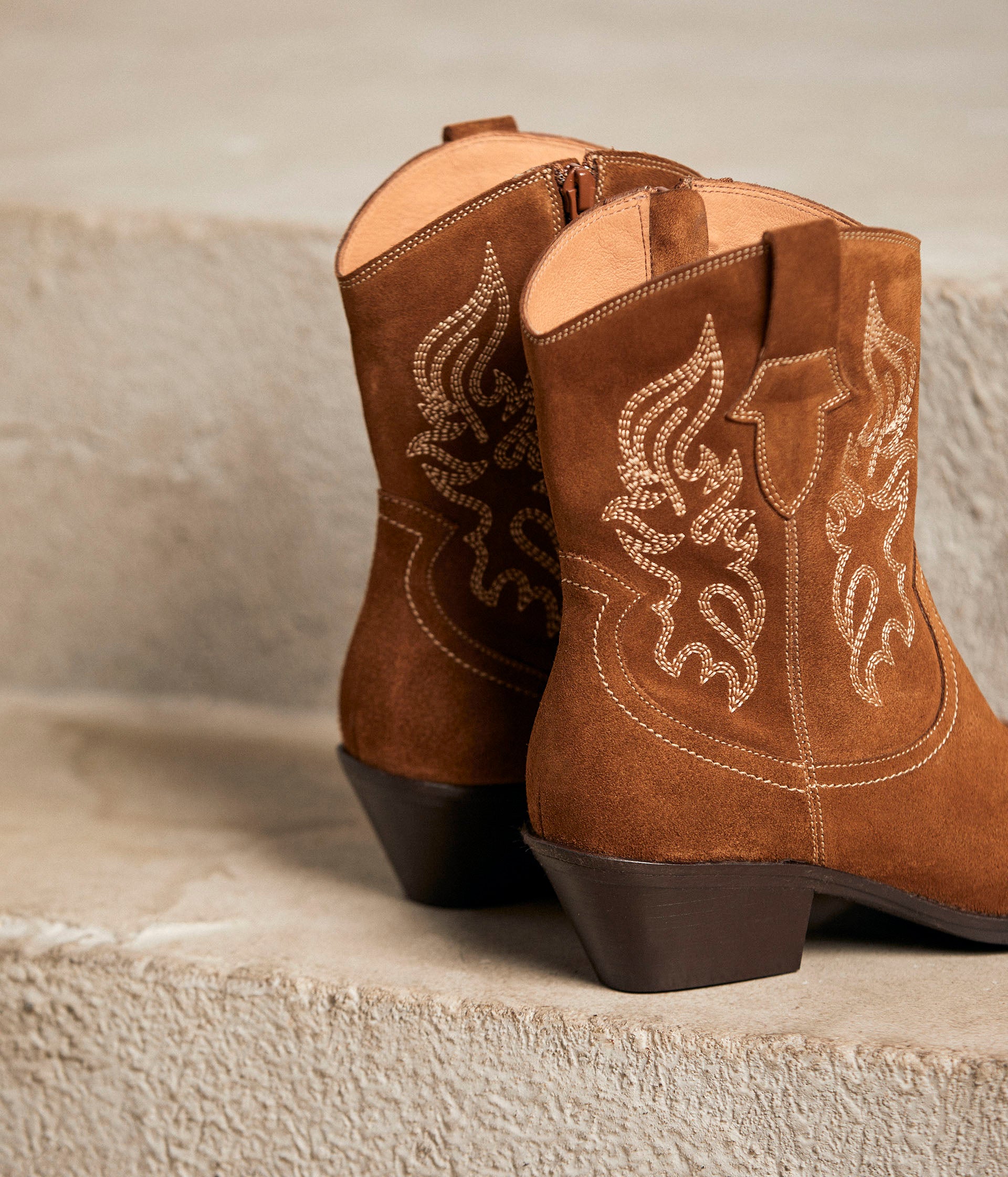 Boots Western velours Rio
