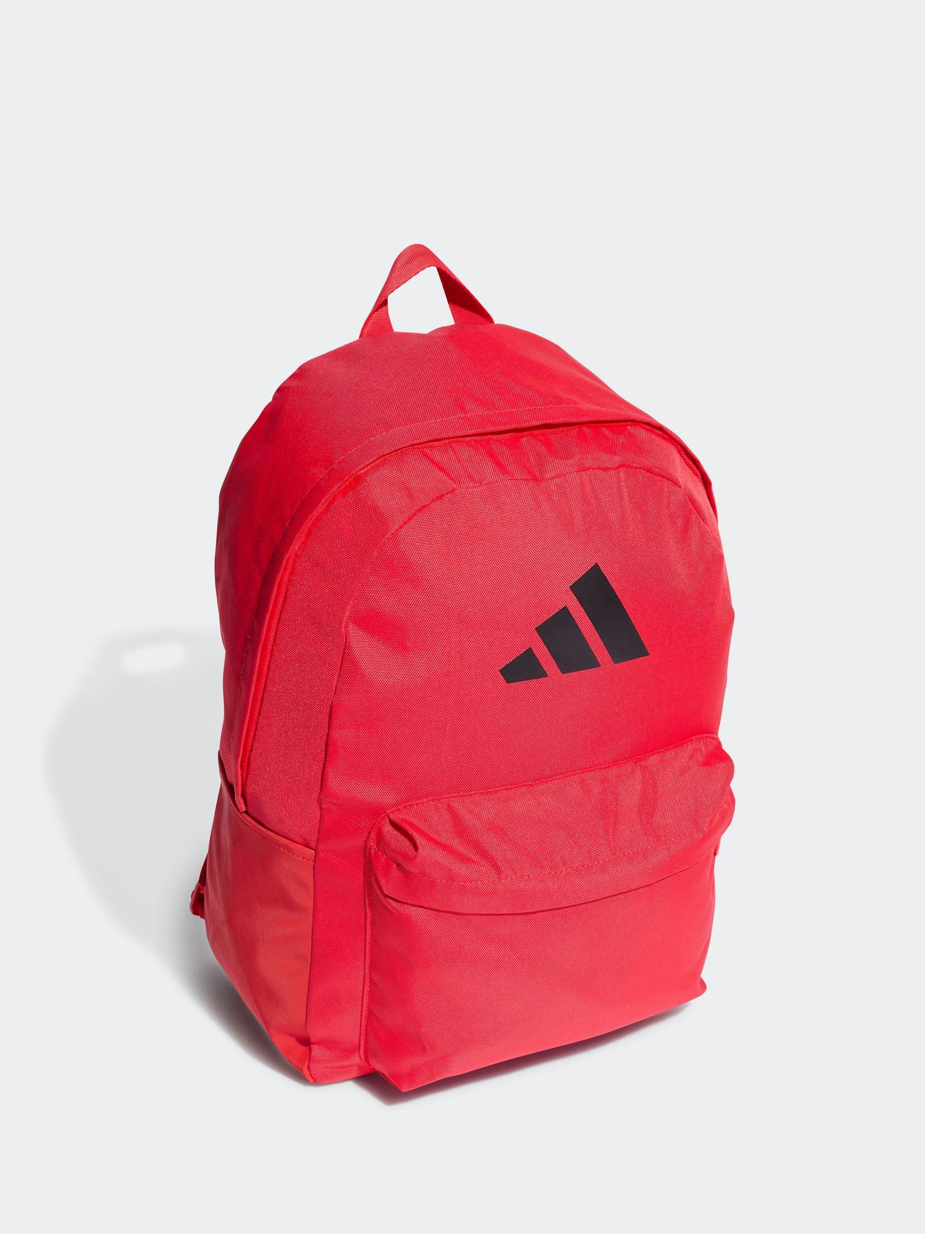 Donkerrood - adidas Classic 3 Bar Logo rugzak