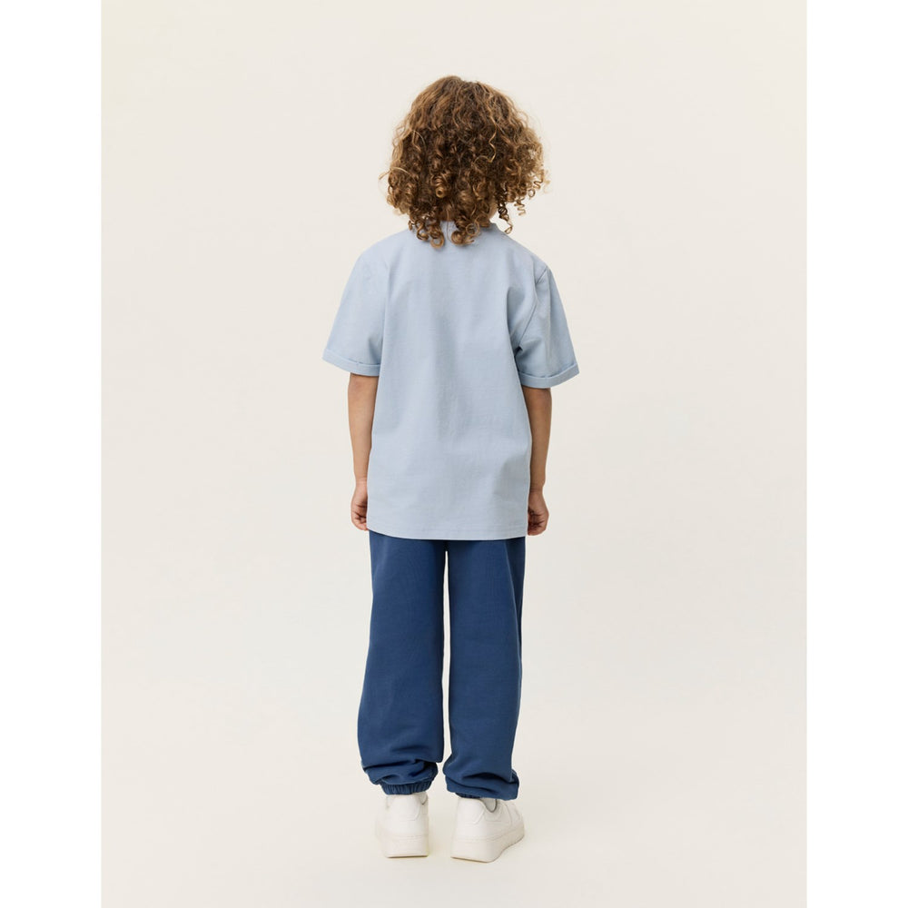 Køb Les Deux Kids Blue Fog Norregaard Contrast T-Shirt