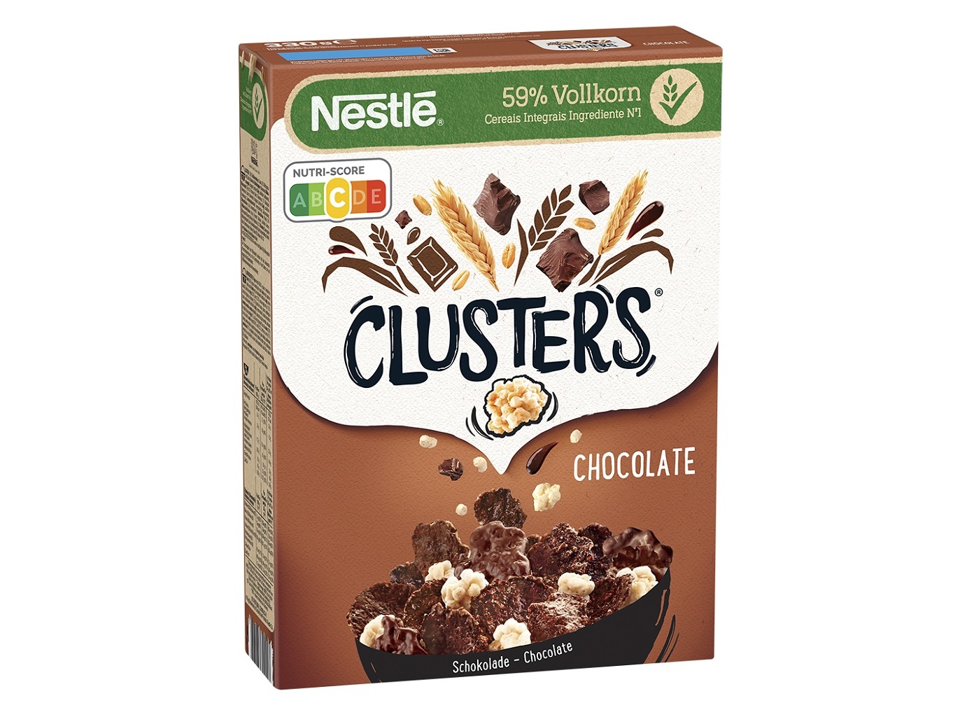 CEREAIS NESTLÉ CLUSTERS CHOCOLATE 330G