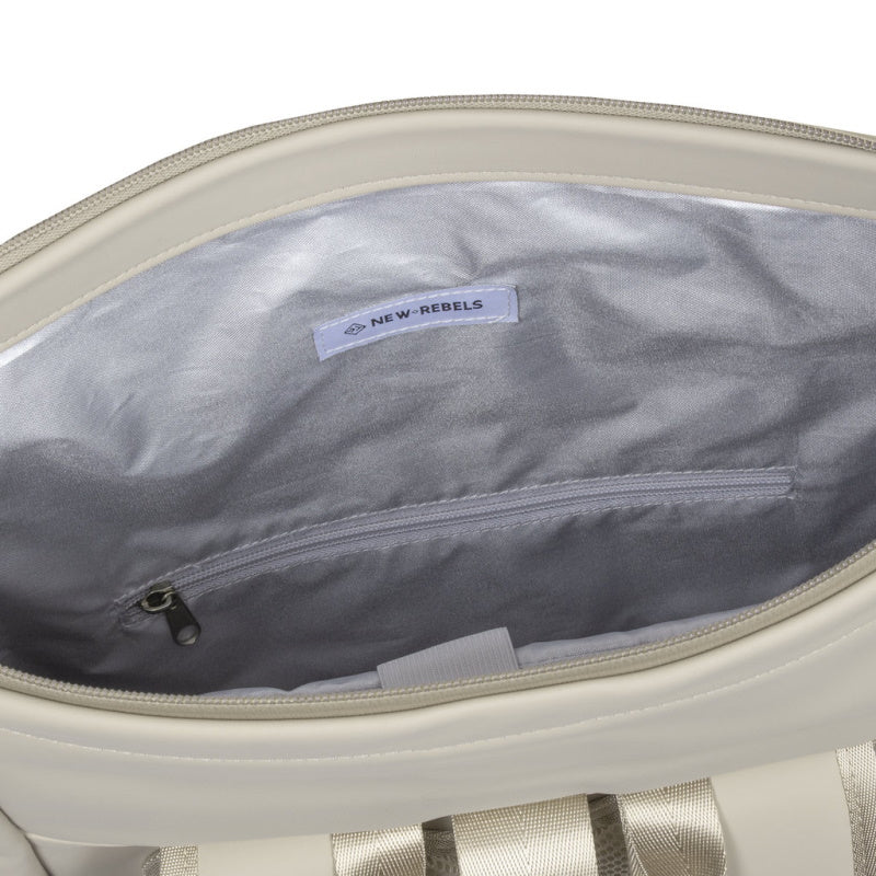New Rebels Williams Waterproof Rolltop Rugzak Laptopvak 15,6'' Beige
