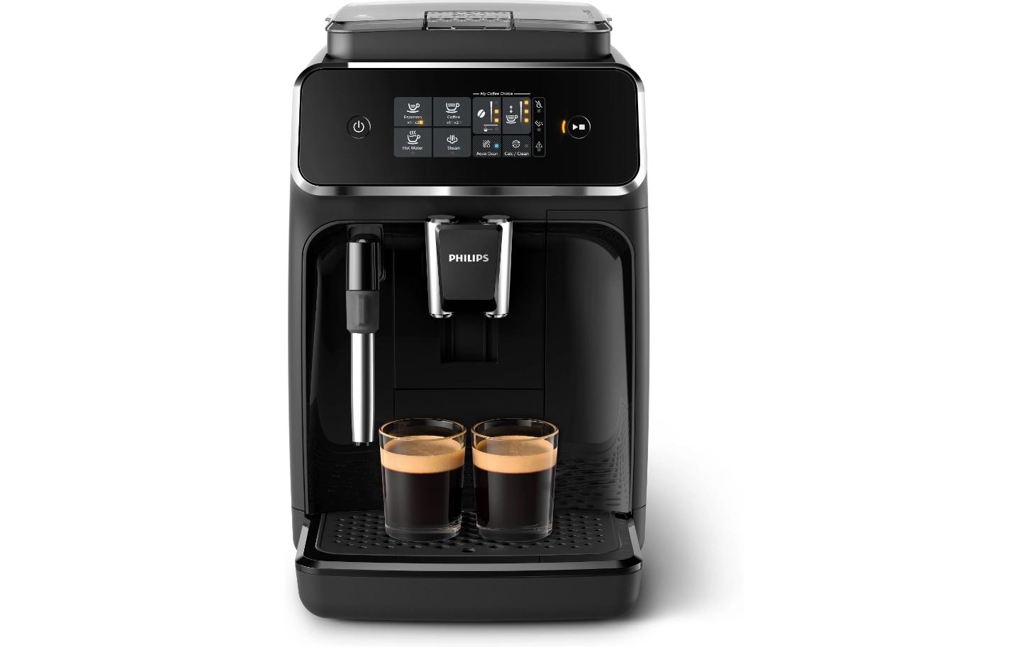 Kaffeevollautomat Series 2200 EP2225/10 Klavierlack Schwarz<br>Kaffeemaschine mit SensorTouch-Oberfläche