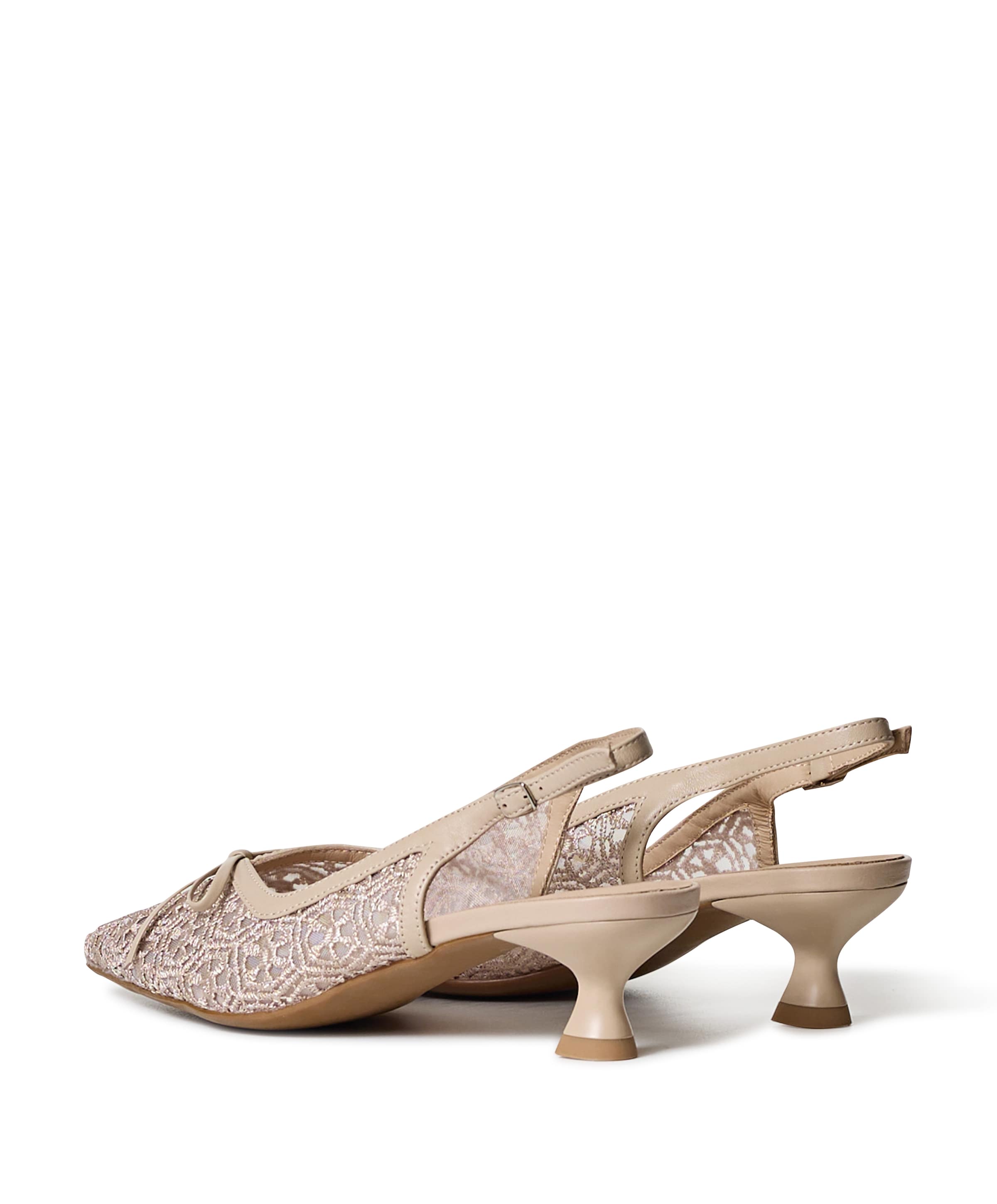 Di Lauro  Dana dames slingbacks beige