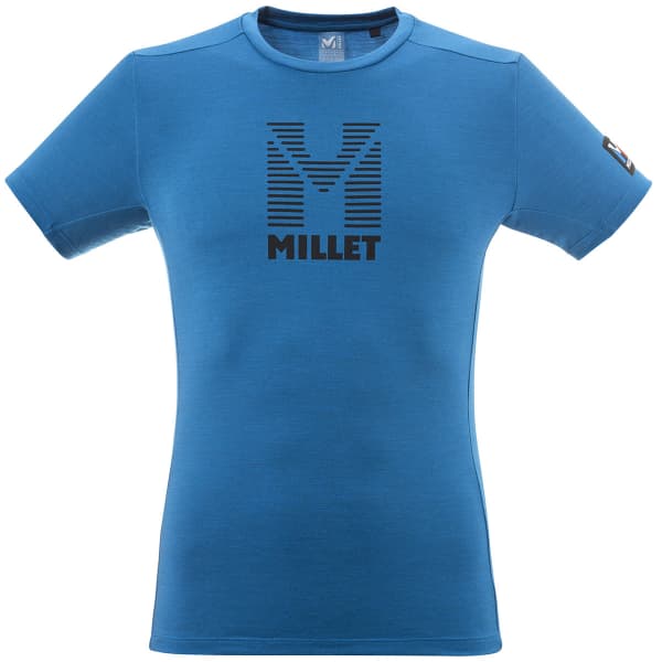 T-shirt randonnée MILLET TRILOGY WOOL STRIPES SS M SKY DIVER