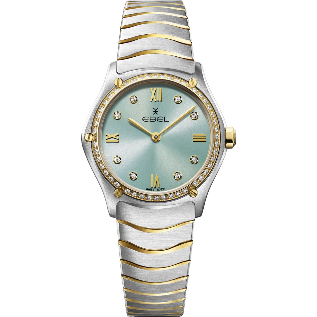 Ebel Sport Classic Lady Diamonds Mint Blue