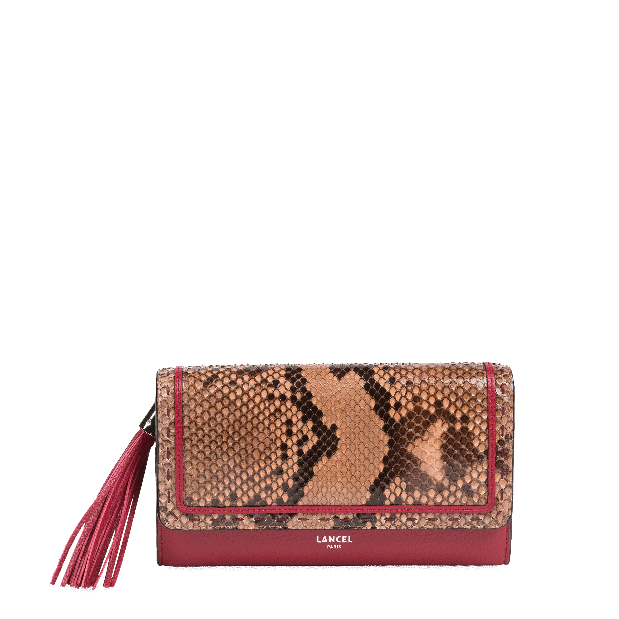 Portefeuille chaîne Premier Flirt de Lancel-Multico Carmin