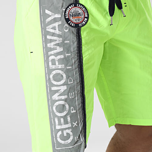 Short De Bain Jaune Fluo