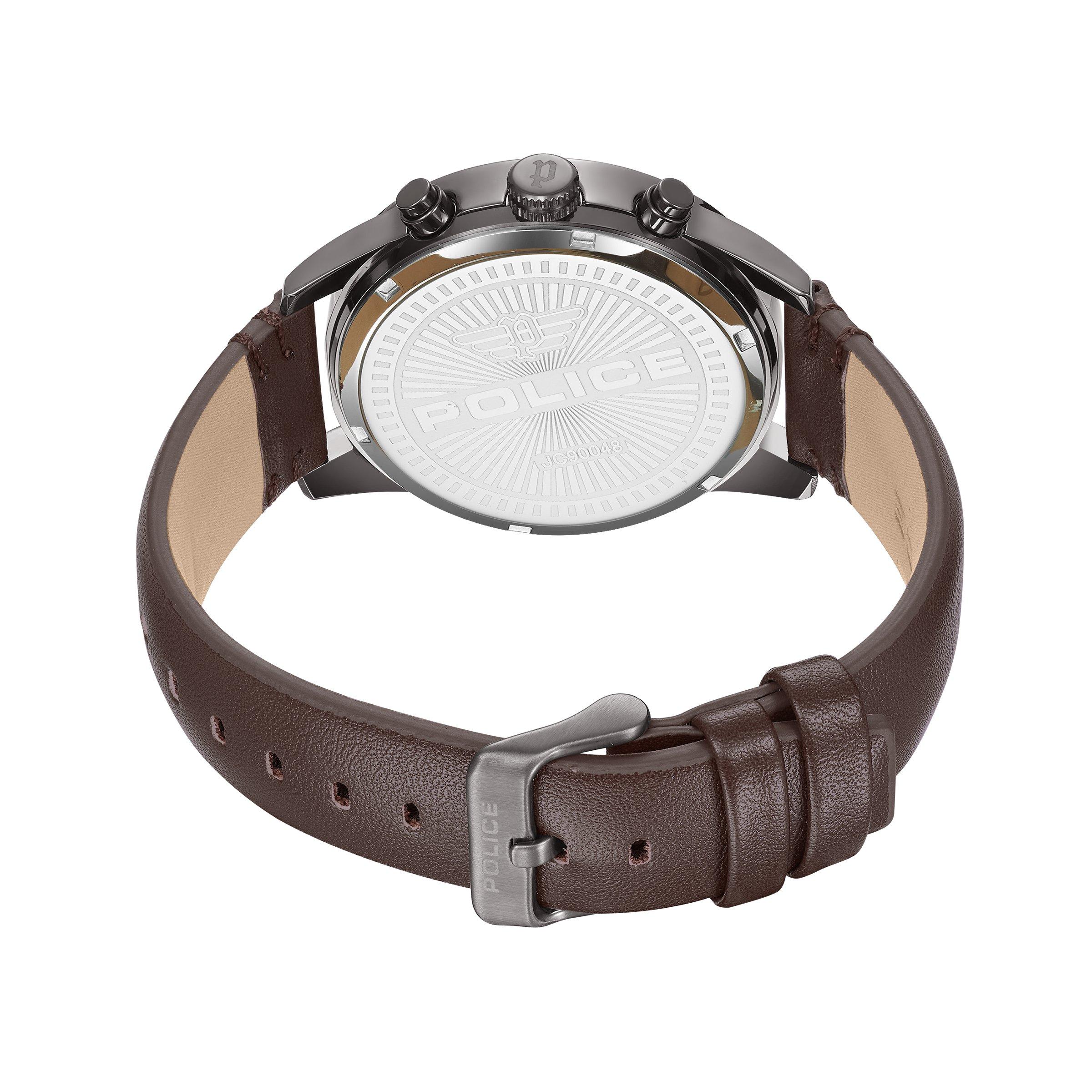Police Leather Strap Watch