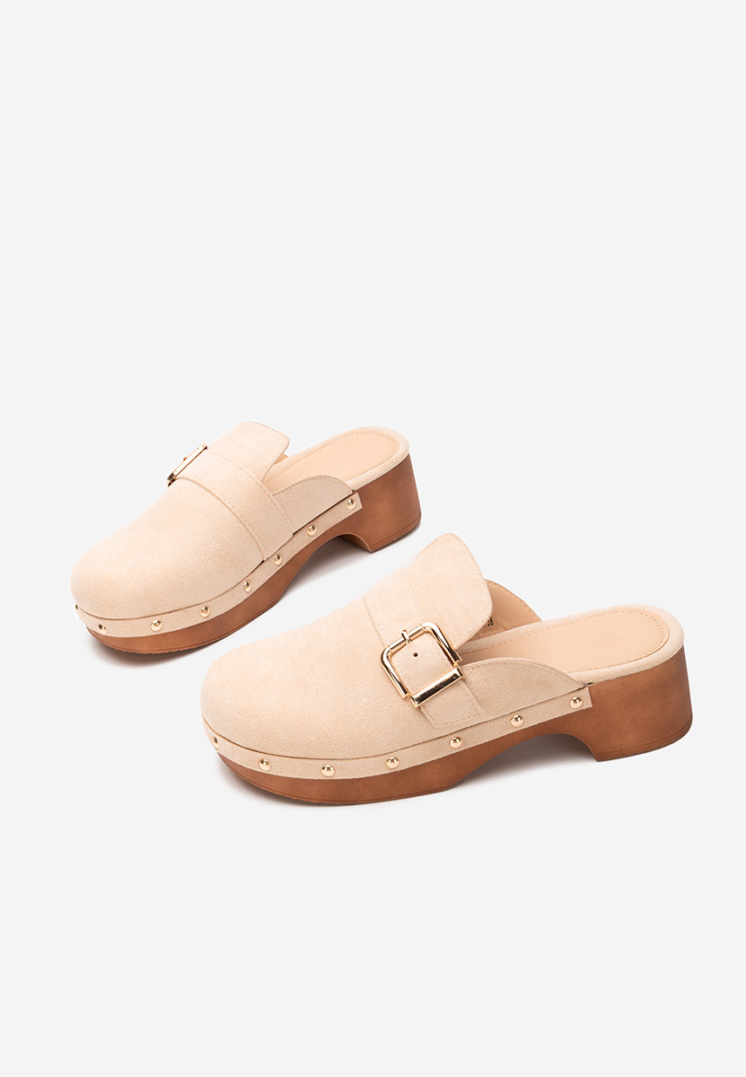 Sabots femme beige Advika V2