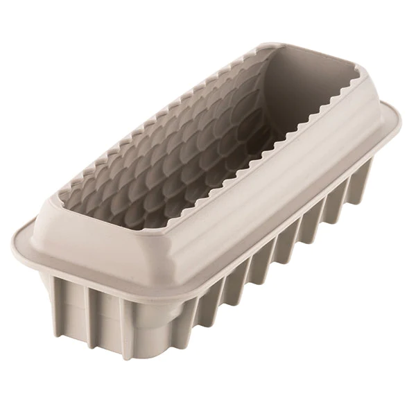Moule 3D bûche quenelle en silicone Silikomart