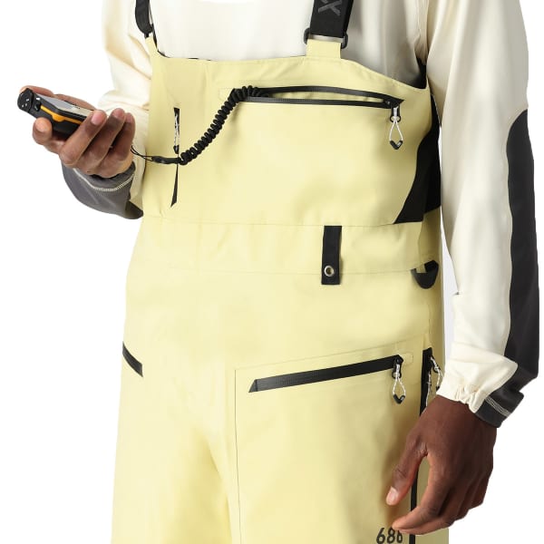 Pantalon snowboard 686 MENS GORE-TEX 3L ATV BIB DUSTY YELLOW DUNE
