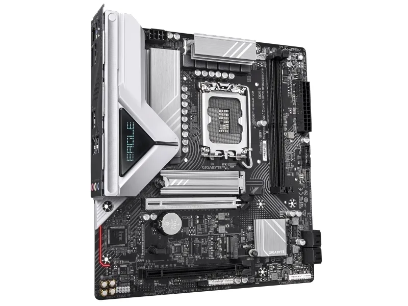 Gigabyte B860M EAGLE V2 - Bundkort - micro ATX - LGA1851 sokkel - B860 Chipset - USB 3.2 Gen 1, USB-C 3.2 Gen 1 - 2.5 Gigabit LAN - onboard grafik (CPU påkrævet) - HD Audio (8-kanaler)