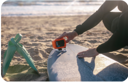 Surfboard-Kamerahalterungen(2 wasserdichte Klebehalterungen für SUPs, Kajaks + Boote)