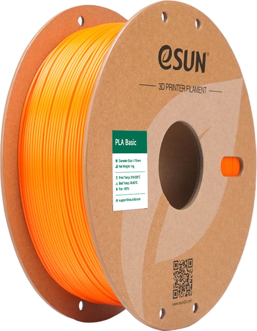 eSUN  PLA-Basic Orange, 1,75 mm / 1000 g    Allround PLA Material in Orange