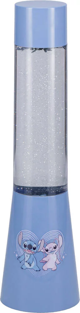 STITCH ET ANGEL - LAMPE GLITTER FLOW 33 CM
