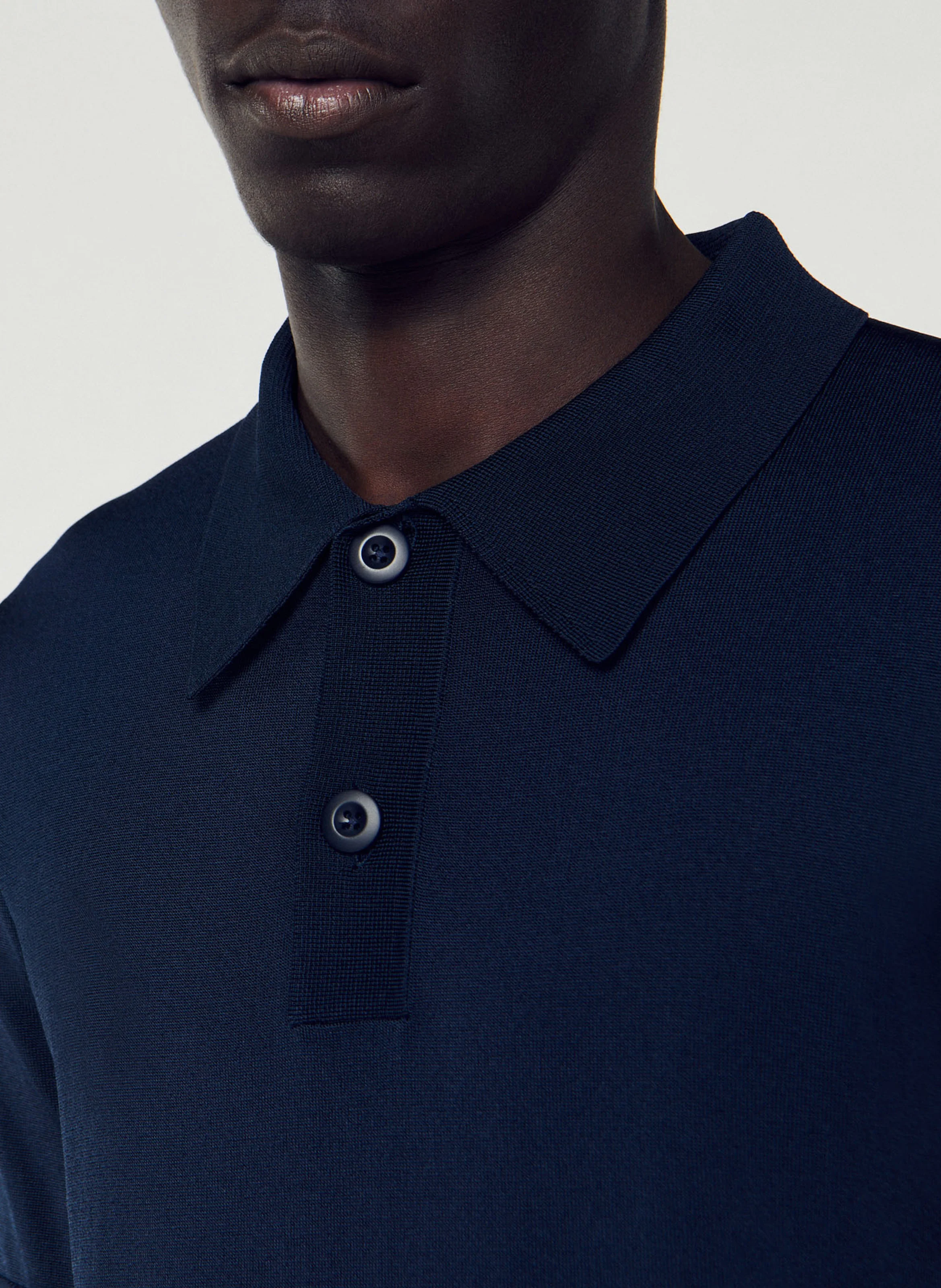 Polo regular fit| Bleu