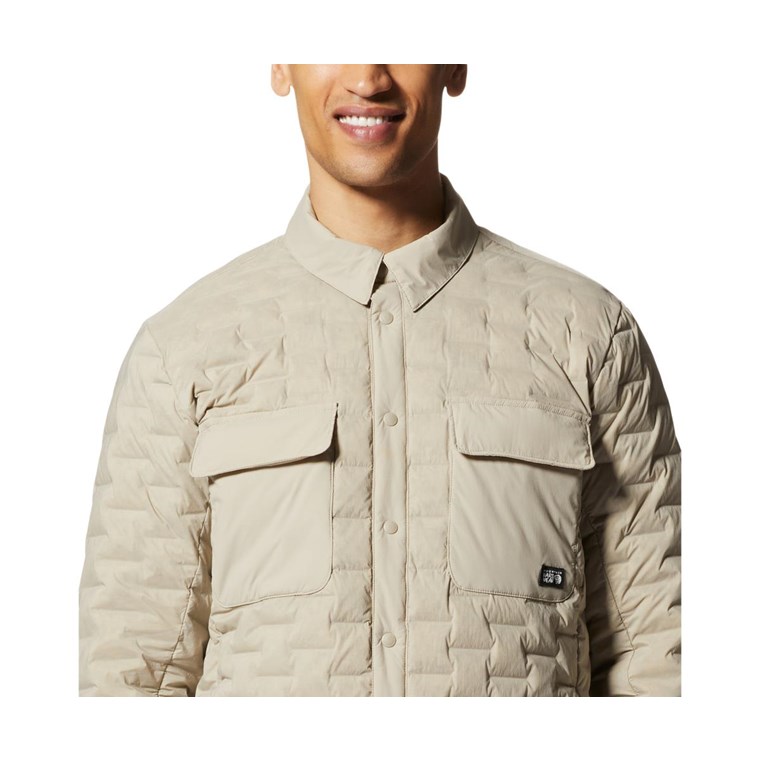 Mountain Hardwear Stretchdown Light Shacket Men Badlands