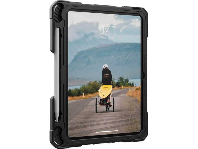 UAG Tablet Back Cover Plasma iPad 10th Gen. Ice/Black Robuste Tablet-Schutzhülle mit Handschlaufe für das Apple iPad 10th Gen.
