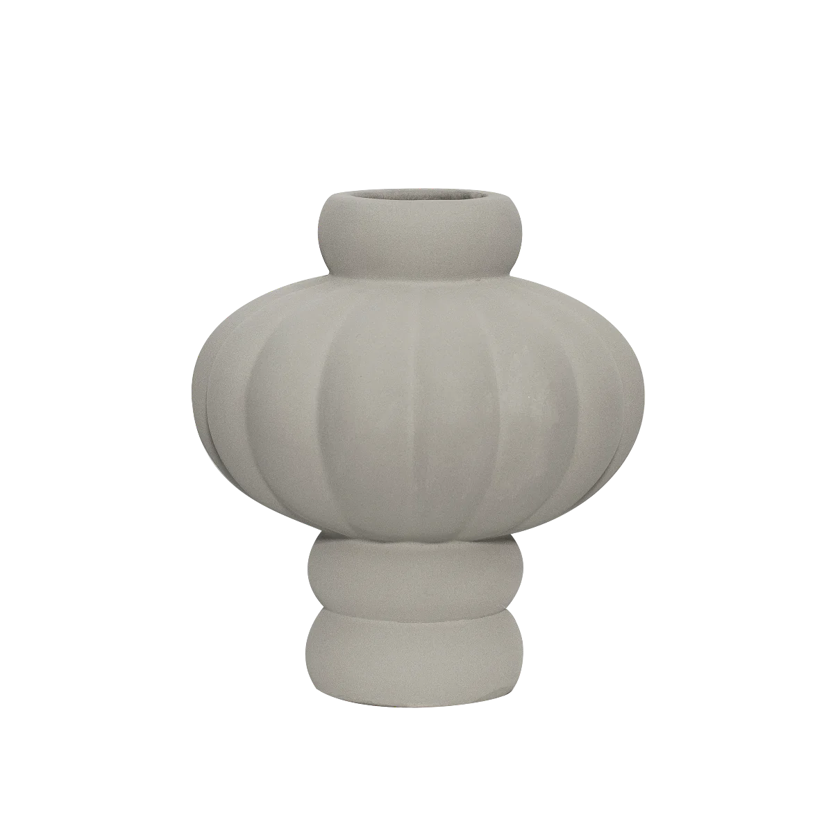 Louise Roe  Balloon vase #02, sanded grey - H:20 cm.