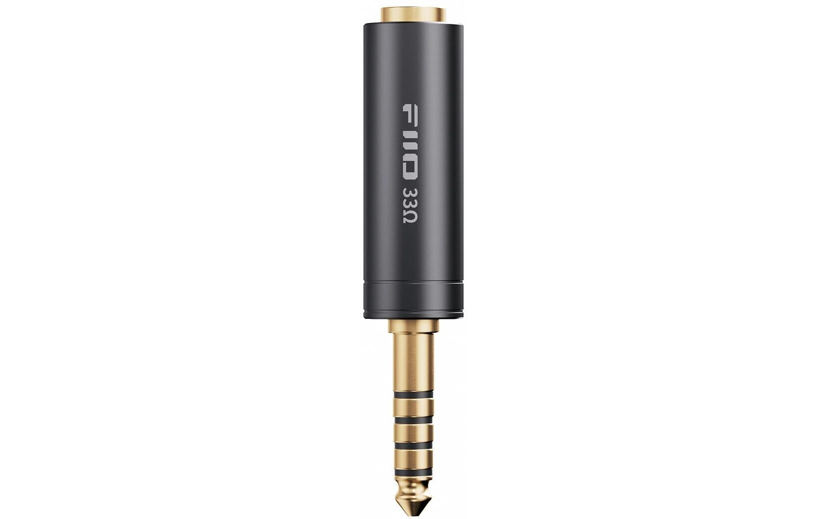 IMP-4.4S 33 Ω 4.4 mm Buchse/Stecker Schwarz33 Ω Impedanzadapter mit 4.4 mm Stecker + Buchse