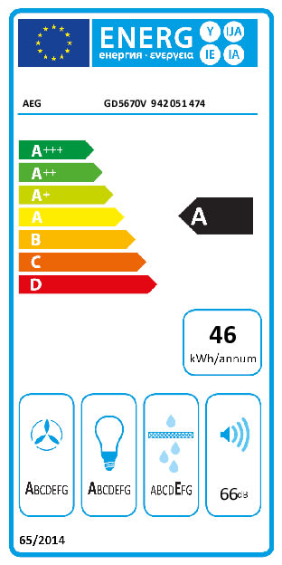 Einbauküche Esilia, fjordblau, inkl. AEG Elektrogeräte